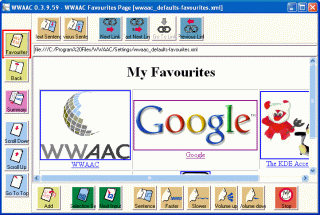 Imagen del navegador WWAAC Web Browser