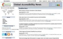 Global Accessibility News' website image