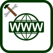 Icono de recursos de internet
