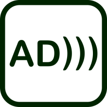 Icono de audiodescripción