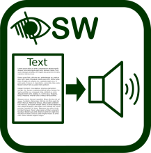 Text reader icon