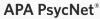 Logotipo de APA PsycNet