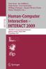 Imagen de la portada de Human-Computer Interaction – INTERACT 2009